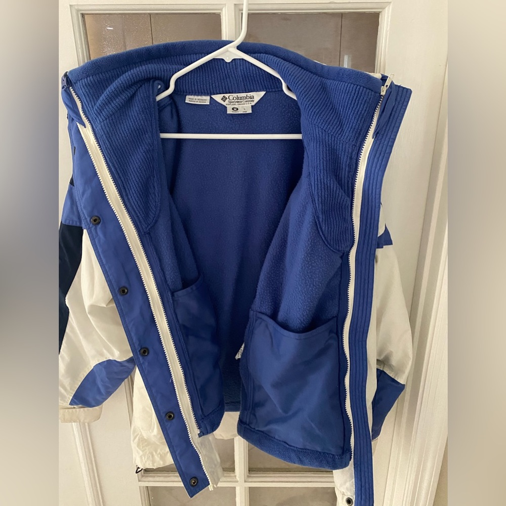 Vintage Columbia Bugaboo ski jacket with removable inner jacket, women’s medium